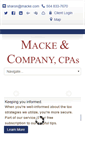 Mobile Screenshot of mackecpas.com